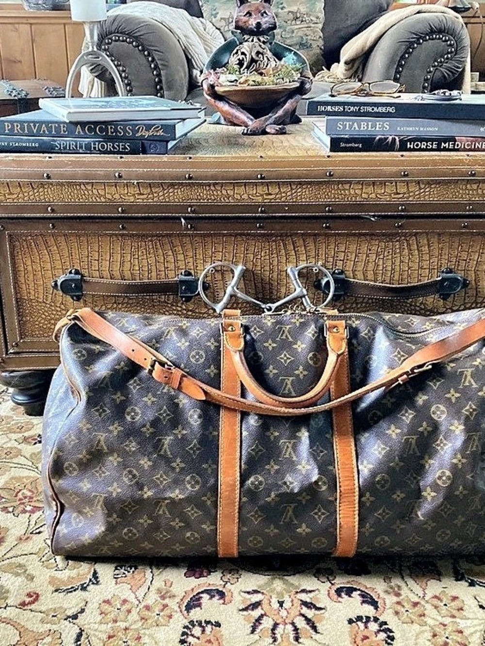 VINTAGE Louis Vuitton Keepall 65 Monogram Duffel